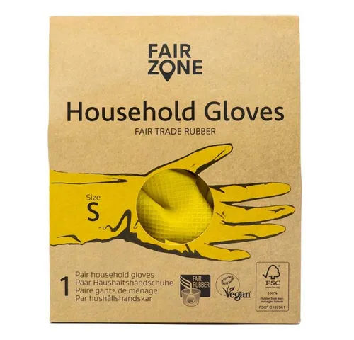 Fair Zone Einweghandschuhe Haushaltshandschuhe - Größe S 1 Paar