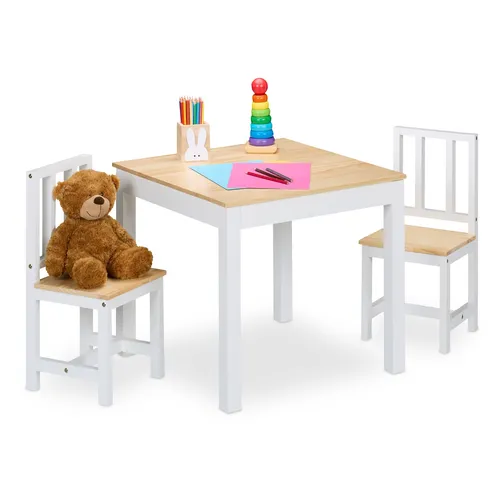 Kindersitzgruppe für kreative Stunden: Kinder Stuhl Set mit Basteltisch