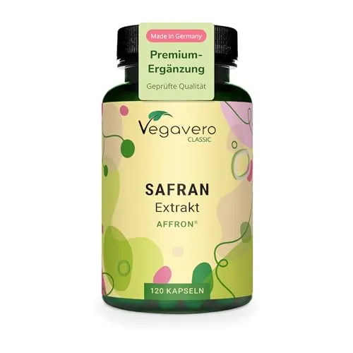 Vegavero® Safran Kapseln | 30 mg Affron® Safranextrakt von Vegavero