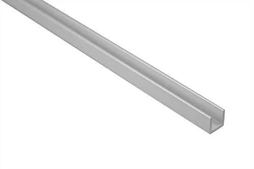 Meter | U-Profil | Alu | eloxiert | Effector | 10x10mm | B30 | silber 2