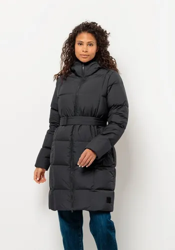 Daunenmantel JACK WOLFSKIN FROZEN LAKE COAT W, Damen XL, Schwarz - Funktionsjacken mit TEXASHIELD Technologie für optimalen Wetterschutz und eine wärmende Füllung aus zertifizierten Daunen, ideal für kalte Tage.