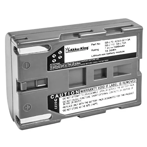 Akku-King 202768, Jede Marke, 1400 mAh, 7,4 V, Lithium-Ion (Li-Ion)