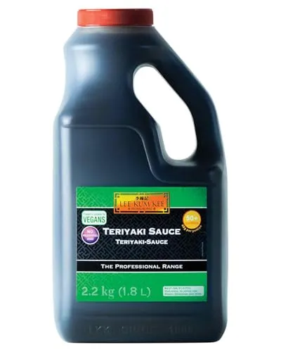 Lee Kum Kee Teriyaki Sauce – Würzsauce mit orientalischen Aromen – 1,8 l - Pasten & Kochsaucen, die ideale Mischung aus süßem und herzhaftem Geschmack für Marinaden und Pfannengerichte, perfekt für Huhn, Lachs und Grillfleisch.