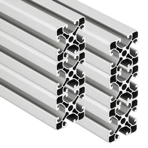 SCHMIDT systemprofile 6 Stab 2000mm Aluminium Profil 40x40mm - Aluminiumkanäle für individuelle Projekte - 6 stabile und rostfreie Profile, ideal für belastbare Konstruktionen, Länge 2m, Gesamt 12m, eloxierte Oberfläche für Witterungsbeständigkeit.