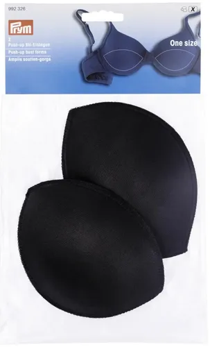 PRYM / Gold Zack push up Einlagen schwarz