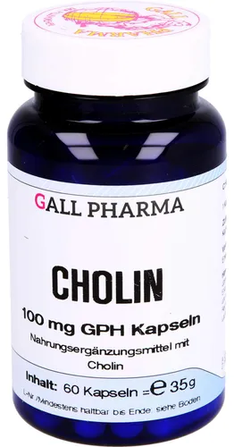 GALL PHARMA Cholin 100 mg GPH Kapseln, 60 St. Kapseln