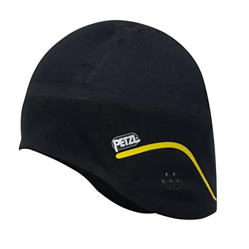PETZL HAT Beanie 1, Black, M/L - Weiteres Zubehör, idealer Kälteschutz mit Windstopper-Technologie und atmungsaktivem Design für Tragekomfort unter Helmen.