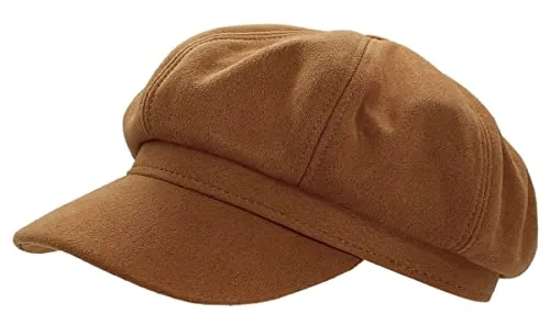 dy_mode Ballonmütze Damen Schirmmütze Kappe mit Schirm Barett