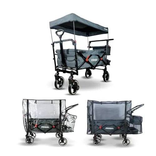 Hand- & Bollerwagen Grau von Frosal