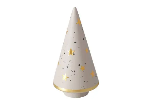 BOLTZE GRUPPE GmbH Weihnachtsfigur Weihnachtsbaumfigur aus Naturstein LAMORA, 16 cm (1 Stk., Deko-Objekt), Weihnachtsbaumfigur