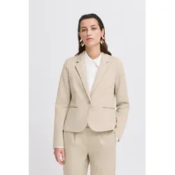 b.young Jackenblazer RIZETTA in Weiß, Größe 34 - Stylischer Blazer aus hochwertiger Materialkombination für einen lässigen Look. Ideal für die Übergangszeit und vielseitig kombinierbar.