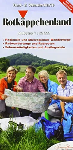 Rotkäppchenland: Rad- und Wanderkarte (Reiß- und wetterfest)