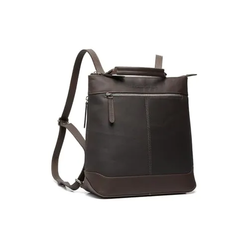 Chesterfield Harare City Rucksack aus Leder 30 cm - Braun - Eleganter Leder-Rucksack 30 cm, perfekt für Stadtabenteuer und Alltag, bietet stilvolle Funktionalität und viel Stauraum.