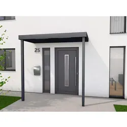 Gutta Rechteckvordach BS PLUS Anthrazit 200 x 90 cm von Gutta