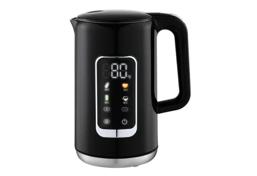 LMG Germany Wasserkocher Wasserkocher 2200 Watt 40–100 °C Digitalbildschirm Warmhaltefunktion, 2200 W, Cool-Touch-Gehäuse, Edelstahl innen, Temperaturwahl, Warmhaltefunktion
