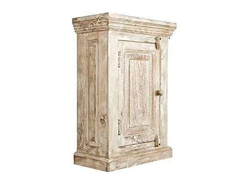 massivum Hängeschrank Bad Patina in beige von Woodkings