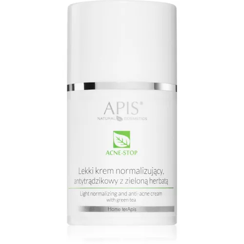 Apis Natural Cosmetics Acne-Stop Home TerApis leichte Creme gegen Akne zur Regulation der Talgbildung 50 ml
