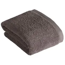 Vossen Badetuch High Line Grau, 100x150 cm in braun von Vossen