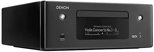 Denon RCD-N10 Kompaktanlage - HiFi Verstärker mit CD-Player und Streaming - Kompaktanlagen mit minimalistischem Design und maximalem Sound. Genießen Sie Musikstreaming und Alexa-Kompatibilität für ein modernes Klangerlebnis.