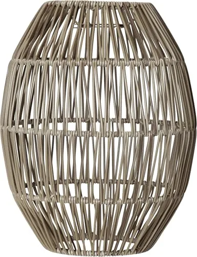 Star Trading Lampenschirm Linde, Rattan, Beige, E27 in beige von Star Trading