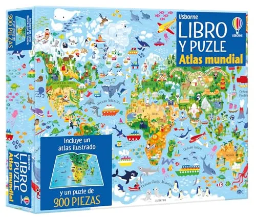 Atlas mundial (Libro y puzle)