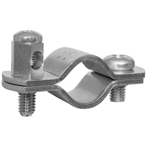 PK Erdungsrohrschelle, Bandeisen verzinkt, 3/8 Zoll, für Rohr-Ø 15-18 mm