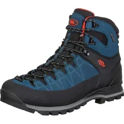 BRÜTTING Outdoorstiefel Mount Tasman, Gr. 43, blau - Wasserdichter Wanderschuh mit atmungsaktiver Comfortex-Klimamembrane, stabiler Vibram-Laufsohle und auswechselbarer Ortholite Sohle – ideal für Outdoor-Abenteuer.