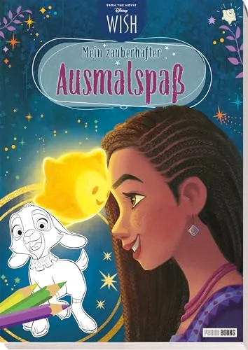 Disney Wish: Mein zauberhafter Ausmalspaß: Malblock