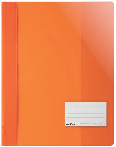 DURABLE Schnellhefter Überbreit A4+ PVC orange