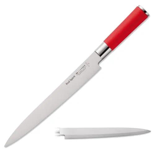 F. DICK CN398 Yanagiba Sushimesser 24 cm - Kochmesser mit X55CrMo14 Stahl, perfekt zum Filetieren von Fisch und Fleisch. Die glatte Schneide sorgt für saubere Schnitte, während der ergonomische Griff für ermüdungsfreies Arbeiten sorgt.