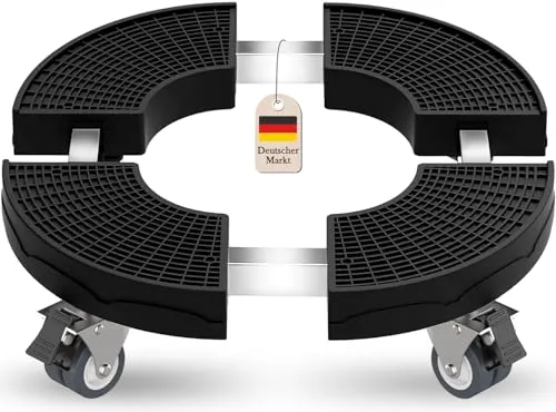 VIBINHO Pflanzenroller Outdoor Wetterfest Ø 38-50cm von VIBINHO