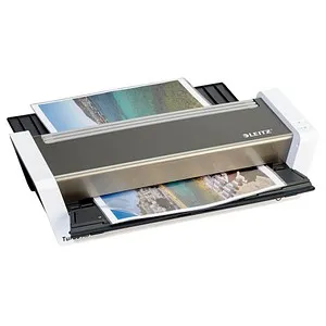 Leitz A3 Laminiergerät Touch 2 Turbo - Vollautomatisches High Speed Laminiergerät für DIN A3, mit automatischer Abschaltung bei Überhitzung für mehr Sicherheit und Effizienz.