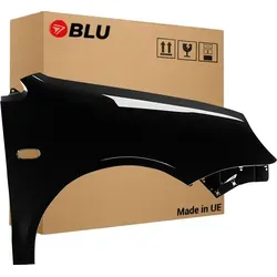 BLU Kotflügel für VW Polo 9N IV 4 LC9Z Rechts Schwarz BlackMagic (2001-2005) – Einbaufertig und Lackiert