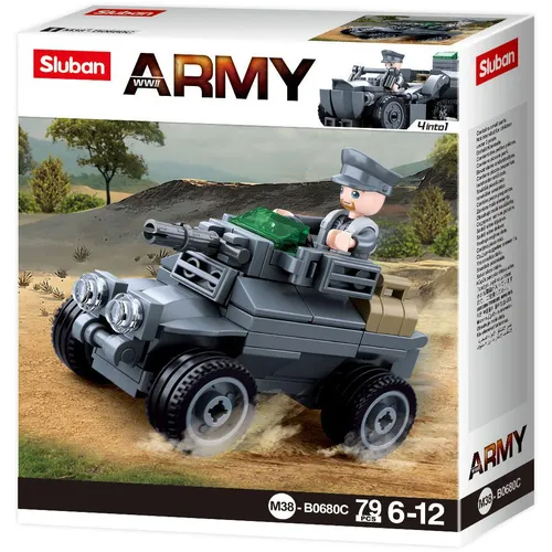Sluban WWII - Gepantserd Voertuig (M38-B0680C)