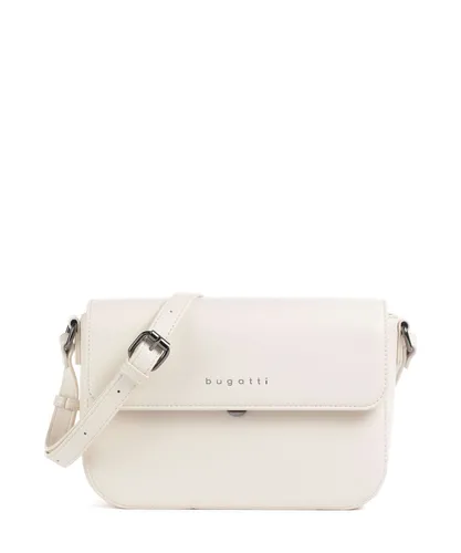 bugatti Almata Damen Schultertasche M – Elegante Umhängetasche aus Kunstleder - Damen-Schultertaschen, stilvoll und alltagstauglich mit individuellem Tragekomfort und doppelt gesicherter Hauptöffnung – ein handgefertigtes Unikat aus hochwertigem Kunstleder.