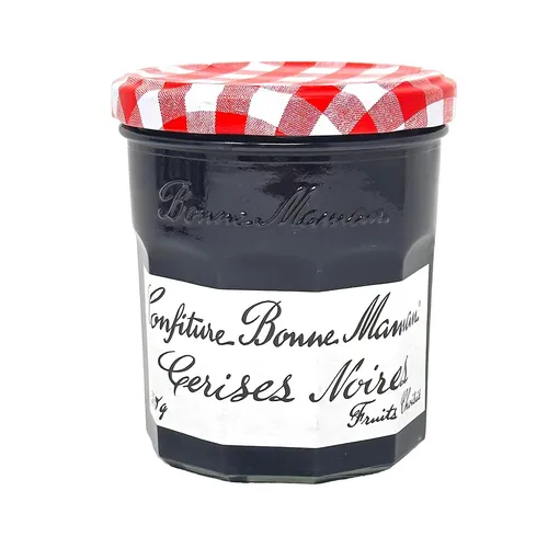 Bonne Maman Schwarzkirsche / Cerises Noires - Konfitüre 370g
