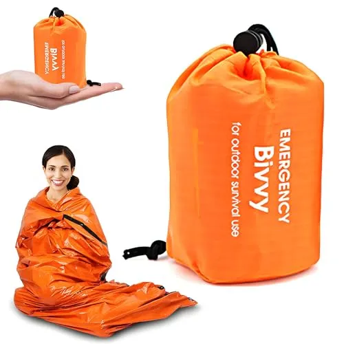 Notfall Schlafsack Ultraleicht – Survival Biwaksack für Outdoor