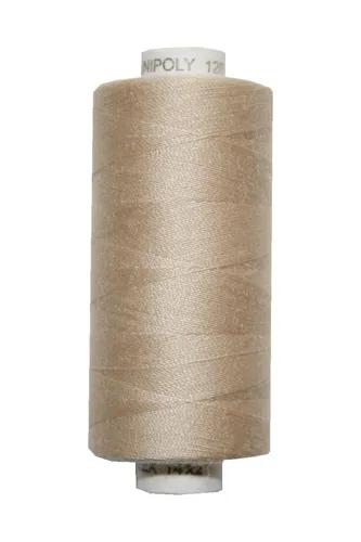  0,01€/m) Nähmaschinen Nähgarn 500 m Polyester UNIPOLY 14x2 beige (0713