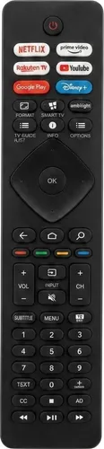 Ersatz Fernbedienung für Philips 65PUS8009/12 | 65PUS8079/12 | 75PUS7609/12