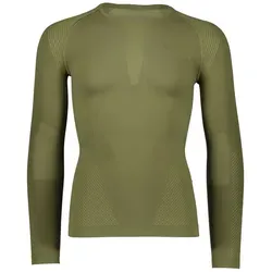 FALKE Herren Baselayer-Shirt Warm Round Neck M L/s, Schnelltrocknend & Bewegungsfreiheit, XL - Funktionsunterwäsche aus recyceltem Material, bietet optimale Temperaturregulierung und Bewegungsfreiheit für sportliche Aktivitäten wie Tennis und Laufen.