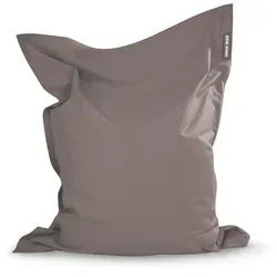 Green Bean Sitzsack XL Taupe - Robuster Outdoor-Sitzsack (120 x 160 cm) mit nachfüllbarer EPS-Perlen-Füllung für optimalen Komfort. Ideal für Garten, Balkon oder als gemütlicher Lesesessel.