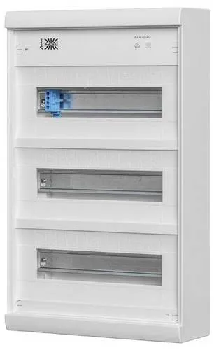 ABN Braun A12A AMIGO KV-AP 1x12(+2) TE -IP30- Aufputz-Kleinverteiler - Sonstige Elektroinstallationsartikel, ideal für Geräte bis 63A, mit flexibler Erweiterungsmöglichkeit und berührungssicheren Klemmen für sichere Installation.