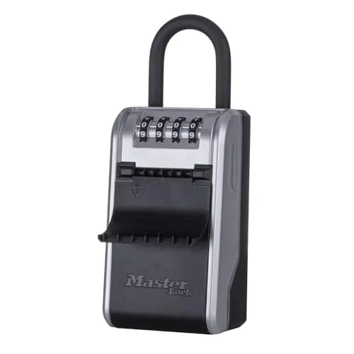 Master-Lock Schlüsseltresor 5480EURD - Sicherer Schlüsselaufbewahrung - Sonstige Kategorie, ideal für den Außen- und Innenbereich mit robustem Metallgehäuse und 4-stelligem Zahlenschloss für höchste Sicherheit.