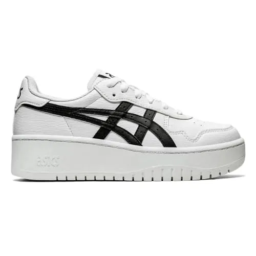 ASICS Damen Freizeitschuhe JAPAN S PF - Nostalgischer Basketball-Stil - Sneaker mit nostalgischem Design aus 1981, Plateau-Mittelsohle und legendärem ASICS-Branding für einen einzigartigen Retro-Look.