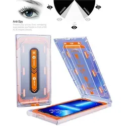 Blickschutz MagicBox 9H Panzerhartglas für iPhone 14 Pro - Handy-Displayschutzfolie mit 9H Härte und integriertem Anti-Spy Blickschutz – schützt dein Display zuverlässig vor Kratzern und neugierigen Blicken!