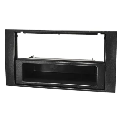 tomzz Audio 2415-031 Radioblende kompatibel mit Ford Focus 2 Fiesta C-Max S-Max Galaxy Mondeo Kuga Transit schwarz