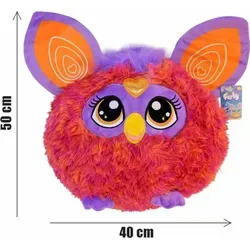 Roter Furby Plüschtier - Kuschelfreund in 40 cm - Der glitzernde Furby aus Plüsch begeistert mit einem funkelnden Herz und extra weichem Material. Ideal zum Kuscheln und Dekorieren, mit umweltfreundlicher Innenfüllung aus recyceltem Material. Perfekt als Geschenk für Kinder ab 3 Jahren!