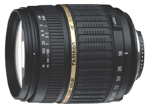 Tamron AF 18-200mm F/3.5-6.3 XR Di II LD Aspherical Objektiv - Objektive für Spiegelreflexkameras, 11,1-facher Zoom mit Makrofunktion für kreative Aufnahmen und unvergessliche Reiseerinnerungen.