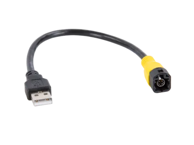 ACV USB Adapter für VW Fahrzeuge LVDS gelb von ACV