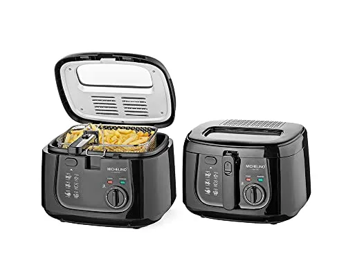 Michelino Kunststoff-Fritteuse 2,5 Liter mit Keramik-Antihaftbeschichtung